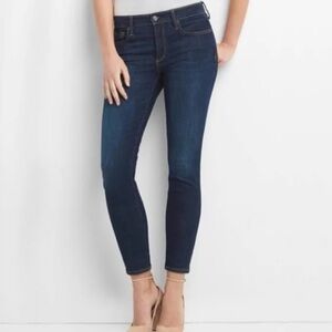 Gap Denim True Skinny Ankle Dark Indigo  Jeans​​​​​​​​​​​​​​ size 30